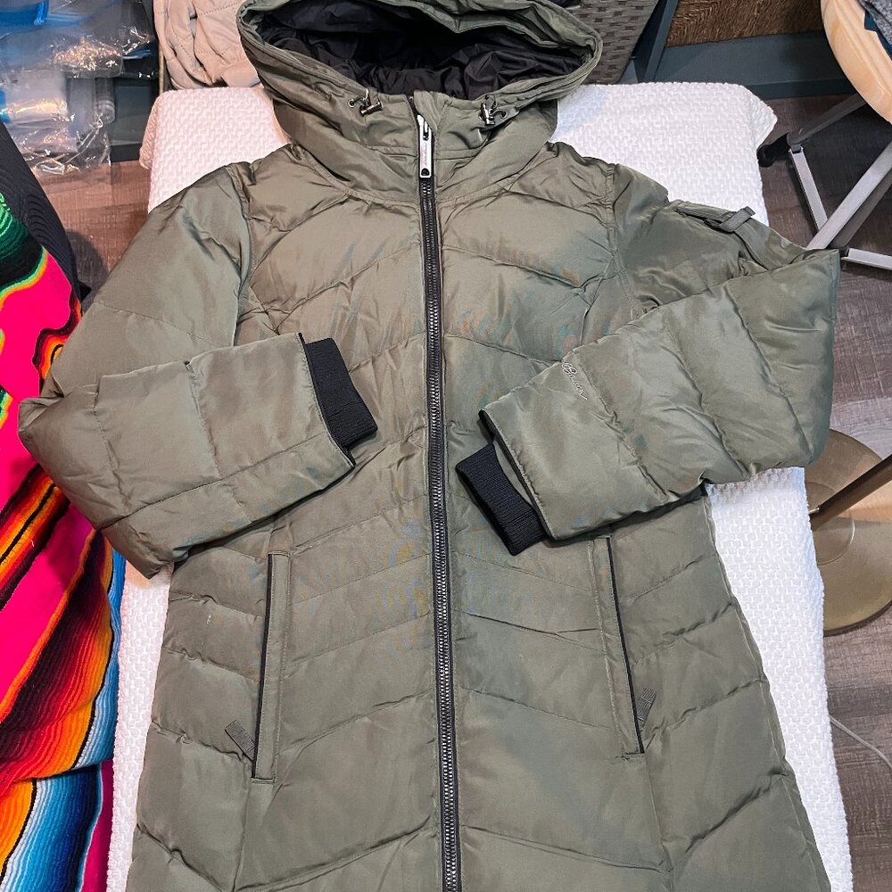 Eddie Bauer Women's Puffer Goose Down Jacket Size Petite Small